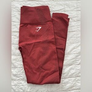 Gymshark Burgundy Leggings
